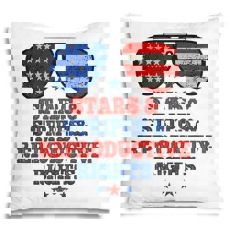 Stars Stripes Reproductive Rights American Flag 4Th July V5 Pillow - Seseable