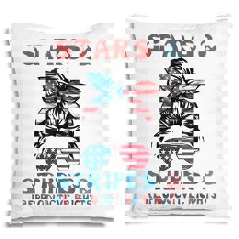 Stars Stripes Reproductive Rights Patriotic 4Th Of July V15 Pillow - Seseable