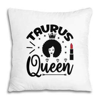 Taurus Curly Hair Queen Lipstick Decoration Pillow - Seseable