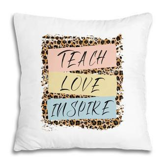Teach Love Inspire Sending Kindness From Teacher Pillow - Seseable