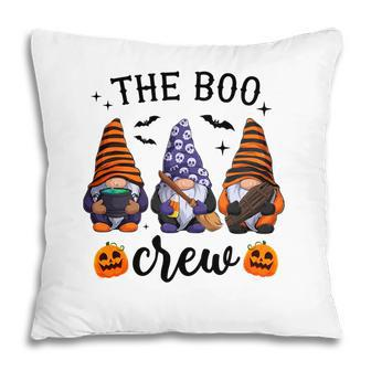 The Boo Crew Gnomes Halloween Pumpkins Pillow - Seseable
