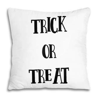 Trick Or Treat Security Halloween 2 Sided Pillow - Seseable