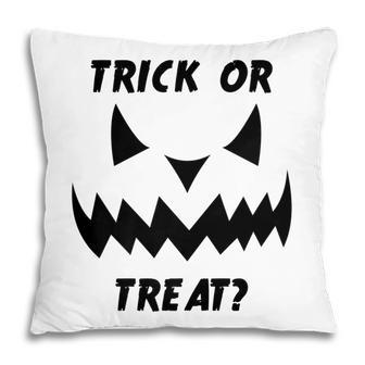 Trick Or Treat With A Jack O Lantern Pumpkin Halloween Pillow - Seseable