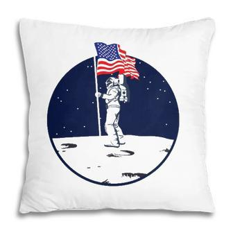 Us Flag Astronaut Independence Day 4Th Of July Party Pillow - Seseable