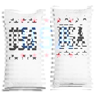 Usa Women Men Patriotic American Pride 4Th Of July Pillow - Seseable