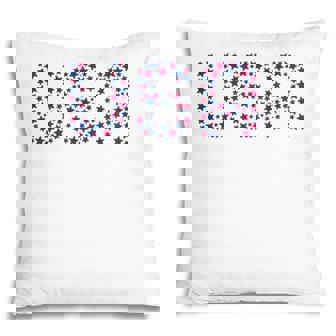 Usa Women Men Patriotic American Stars 4Th Of July Pillow - Seseable