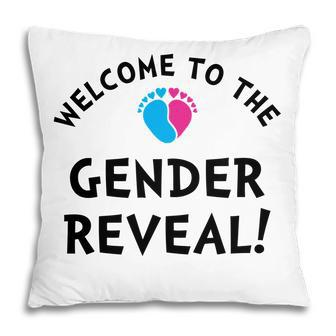 Welcome To The Gender Baby Gender Reveal Party Pillow - Seseable