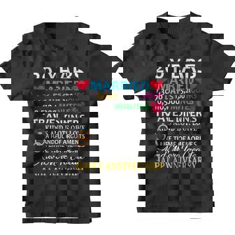 20 Años Casados Celebrando Regalos De Feliz Aniversario Camiseta niño - Regaloses