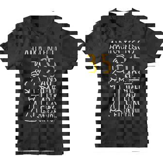 35 Cumpleaños Ahora Tengo 35 Años Divertido Aniversario Camiseta niño - Regaloses