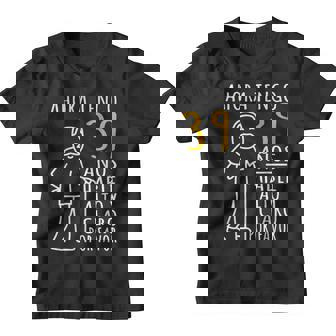 39 Cumpleaños Ahora Tengo 39 Años Divertido Aniversario Camiseta niño - Regaloses