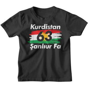 63 Sanliurfa Kurdistan Flag Kinder Tshirt - Seseable