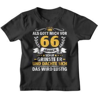 66 Jahre Als Gott Mich Vor 66 Jahen Krab 66Th Birthday S Kinder Tshirt - Seseable