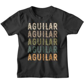 Aguilar Personalized Reunion Matching Family Name Youth T-shirt - Seseable