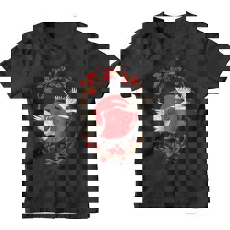 Amante De Las Grullas Comunes Adorables Pájaros Amantes De Las Flores Camiseta niño - Regaloses