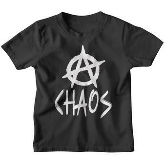 Anarchy Sign Chaos Punk Rock Anarchy Kinder Tshirt - Geschenkecke