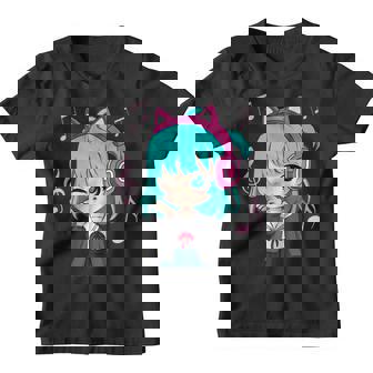 Anime Y Música Chica Para Adolescente Chibi Gráfico Anime Chica Camiseta niño - Regaloses