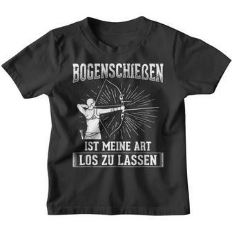 Archery Loslassen Archery Kinder Tshirt - Geschenkecke