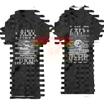 I Axolotl Preguntas Retroinatge Divertido Lindo Axolotl Camiseta niño - Regaloses