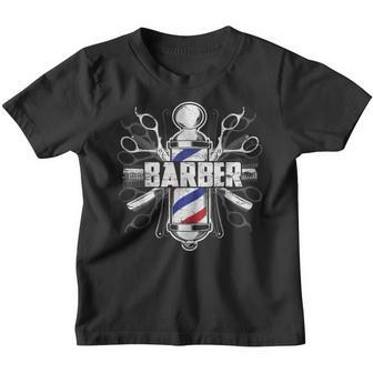 Barber Shop Pole Hairdresser & Barber Hipster Kinder Tshirt - Geschenkecke