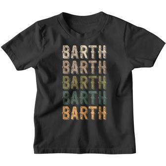 Barth Personalized Reunion Matching Family Name Youth T-shirt - Seseable