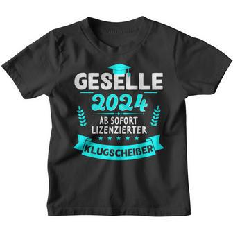 Bestandene Gesellenprüfung Gesellenbrief Azubi Geselle 2024 Kinder Tshirt - Seseable