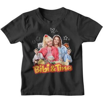 Bibi & Tina Collage Kinder Tshirt - Geschenkecke