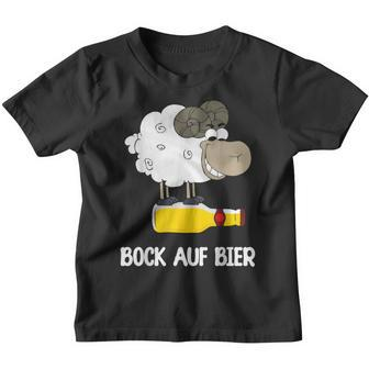 Bock Auf Bier Biertrinker Alkohol Bier Saufen Kinder Tshirt - Seseable