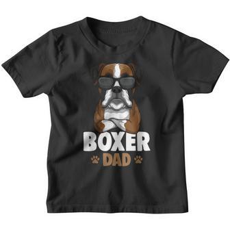 Boxer Papa Dog Kinder Tshirt - Seseable