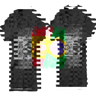 Brasil España Bandera De La Amistad Brasil Camiseta niño - Regaloses