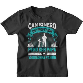 Camionero Transportista Papa Padre Conductor Camión Camiseta niño - Regaloses