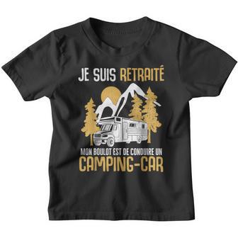 Camping Cariste Humour Camping Car Retraite Cadeau Campeur Youth T-shirt - Cadeauxyz