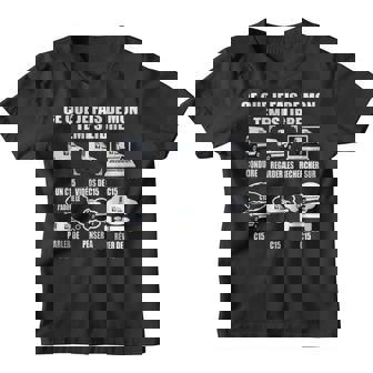 Ce Que Je Fais De Mon Temps Libre Conduire Un C15 Youth T-shirt - Cadeauxyz