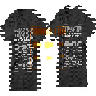 Ce Que Je Fais Pendant Mon Temps Libre Parmesan Youth T-shirt - Cadeauxyz