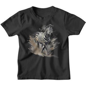 Cebra Dibujo Splashida Silvestre Safari Amantes De Los Animales Camiseta niño - Regaloses