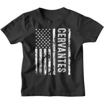 Cervantes Last Name Surname Team Family Reunion Youth T-shirt - Seseable