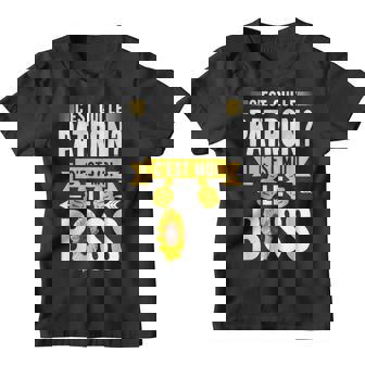 C'est Qui Le Patron C'est Moi Le Boss Humour Original Youth T-shirt - Cadeauxyz