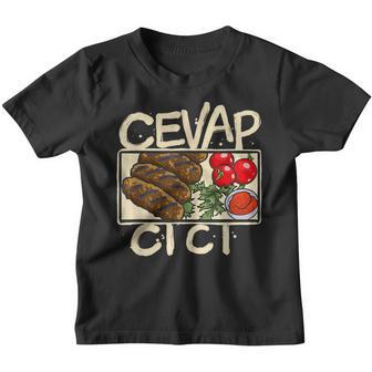 Cevapcici Cevapi Essen Cevapcici Grill Balkanlover S Kinder Tshirt - Seseable