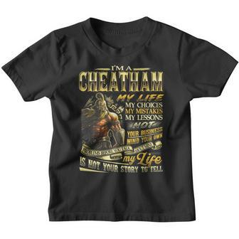 Cheatham Family Name Cheatham Last Name Team Youth T-shirt - Seseable