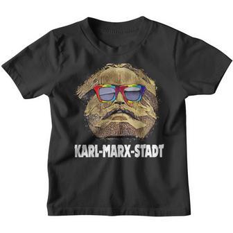 Chemnitz Chems Karl-Marx-Stadt Nischel Idea Kinder Tshirt - Seseable