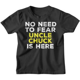 Chuck Uncle Family Graphic Name Youth T-shirt - Seseable