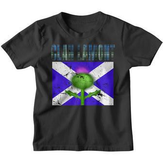 Clan Lamont Tartan Scottish Family Name Scotland Pride Youth T-shirt - Seseable
