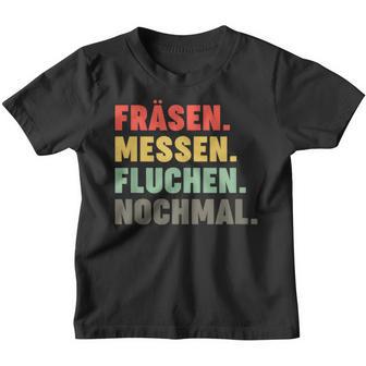 Cnc Milling Machine Machining Mechanic Programmer Kinder Tshirt - Geschenkecke