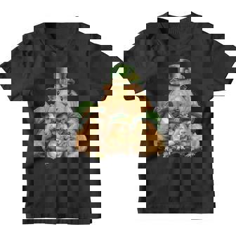 Cochon D'inde Sur Le Thème De La Saint-Patrickert Irlandais Youth T-shirt - Cadeauxyz