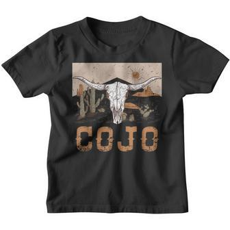 Cojo Family Name Western Cowhide Team Cojo Family Pride Youth T-shirt - Seseable