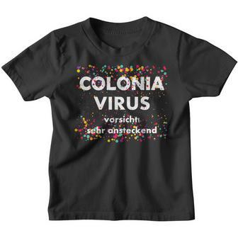 Colonia Virus Carnival Costume Cologne Cologne Confetti Fancy Dress Kinder Tshirt - Seseable