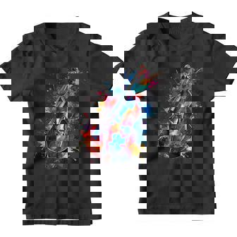 Contrabajista De Contrabajista De Arte Pop Colorido Camiseta niño - Regaloses