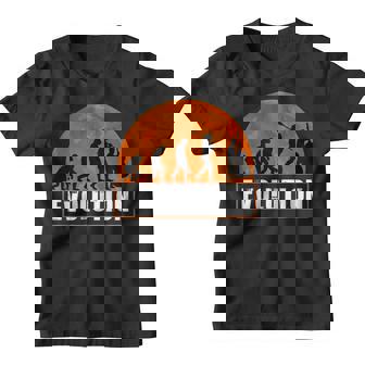 Contrabajista Divertida Evolución Humana Del Contrabajo Camiseta niño - Regaloses