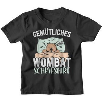 Cosy Wombat Sleep Wombat Kinder Tshirt - Seseable