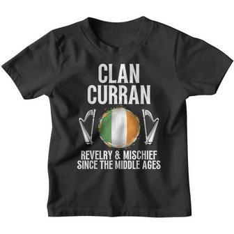 Curran Surname Irish Family Name Heraldic Celtic Clan Youth T-shirt - Seseable