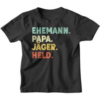 Day 'Husband Papa Jäger Held' Kinder Tshirt - Geschenkecke